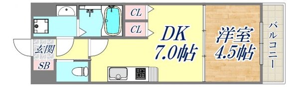 プレジオ西宮の物件間取画像